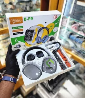 D-P9 Smart Watch With
Bluetooth Speaker, Headphones and Otg
Mikanda 7