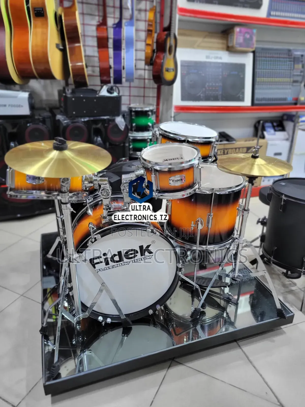 Fidek Platinum Drum Set Zipo 5 Seti Ya Ngoma for Church Etc