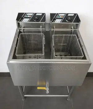 Commercial Electric Dual Deep Fryer 28l