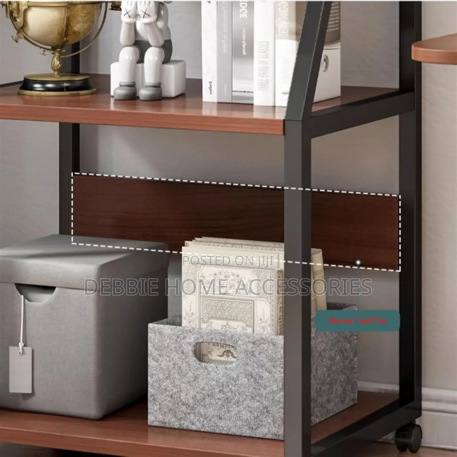 Multifunctional Stand 4-Tier Mobile Storage Rack