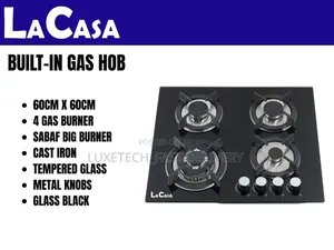 Lacasa Built-in Gas Hob - 4 Gas Burners