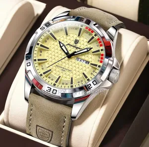 Poedagar Classic Watch Shows Days and Date Full Box Water Resistant