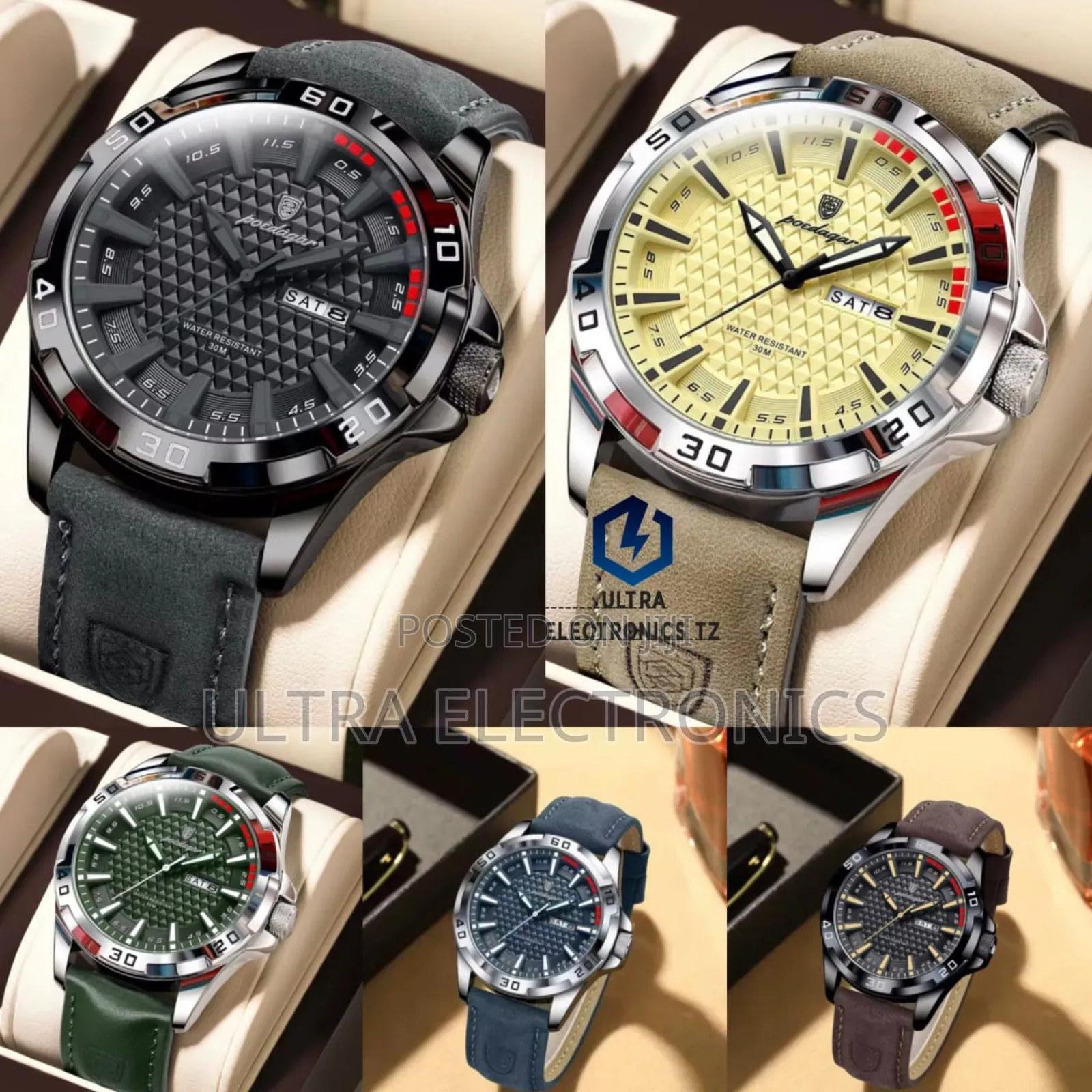Poedagar Quality Watch
Full Box Water Resistant Days and Date