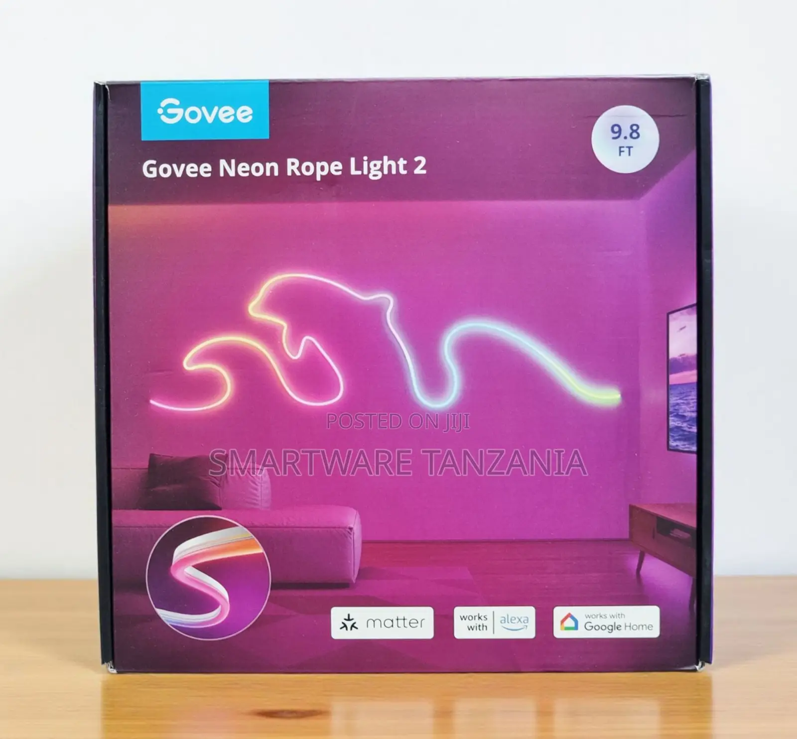 Govee Neon Rope Light 2 Rgbic 9.8ft Smart Alexa Google Home