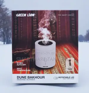 Green Lion Dune Bakhour Electric Incense Burner 400c Auto Off