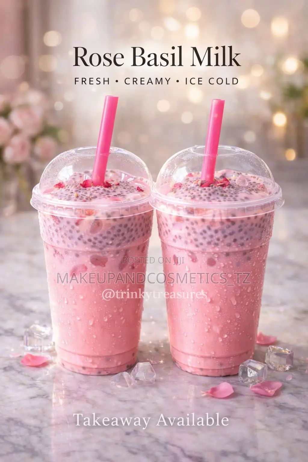 Luxury Rose Basil Milk