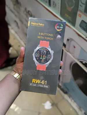 Hainoteko Rw 61 Smart Watch Mikanda 3
Round Amoled Display Bt Call