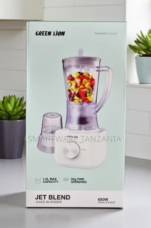 Green Lion Jet Blend Juice Blender 650w 1l Capacity With Grinder