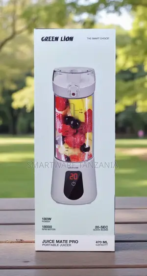 Green Lion Juice Mate Pro 470ml Portable Juicer 180w White Color