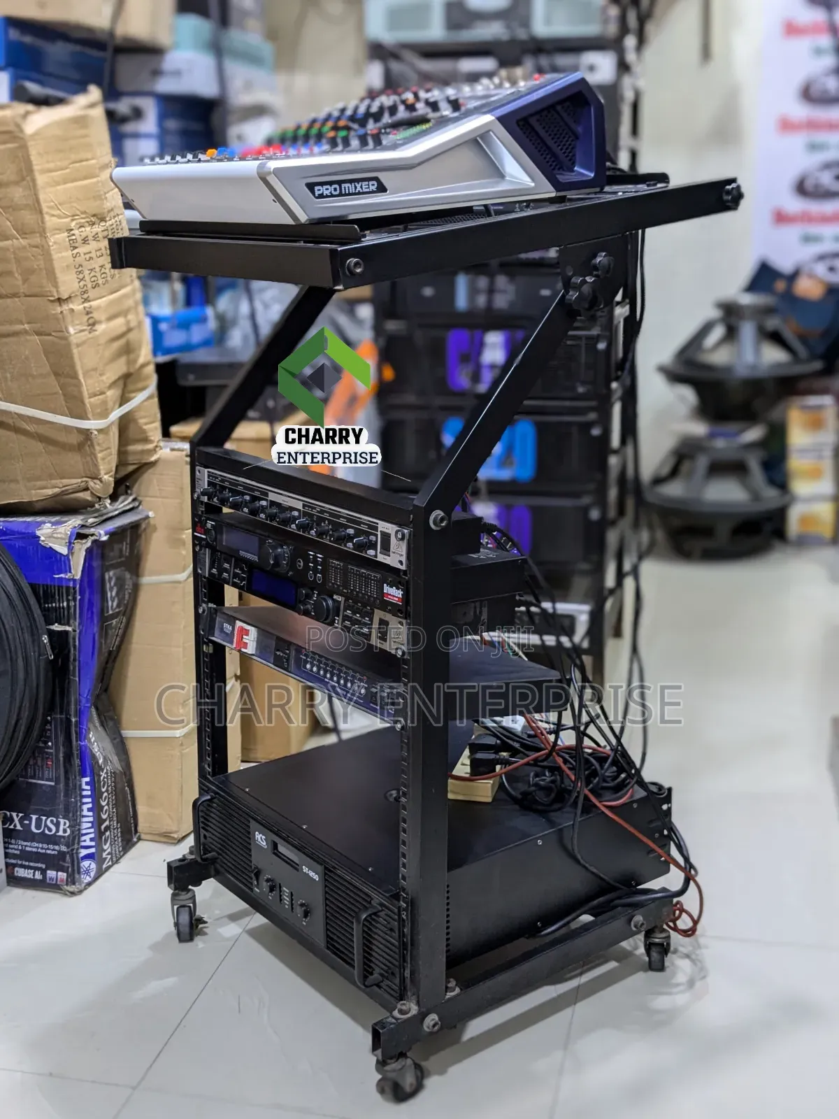 Music Equipments Rack for Mixer, Booster, Equalizer, Crossover Reivers