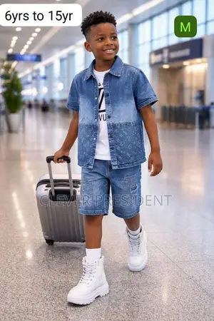 3pics Za Kitoto Vest T-Shirt and Short
