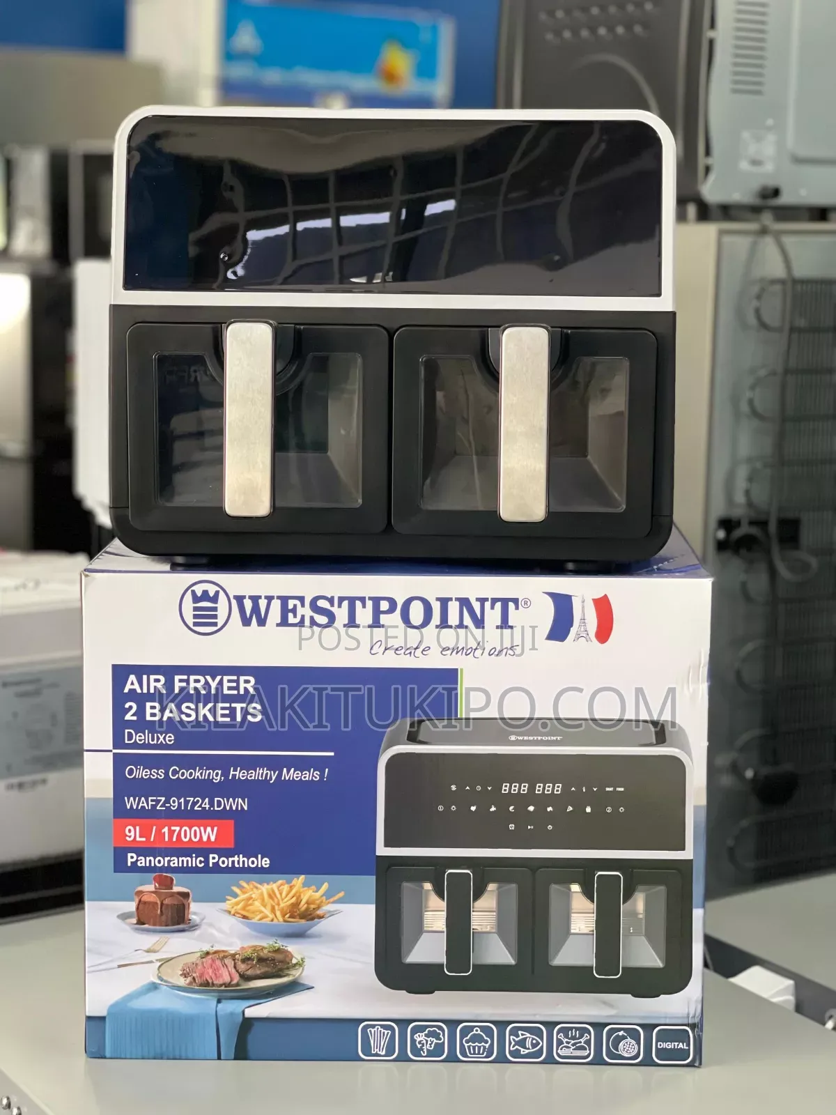 West Point Airfriyer 2 Baskets 1700w