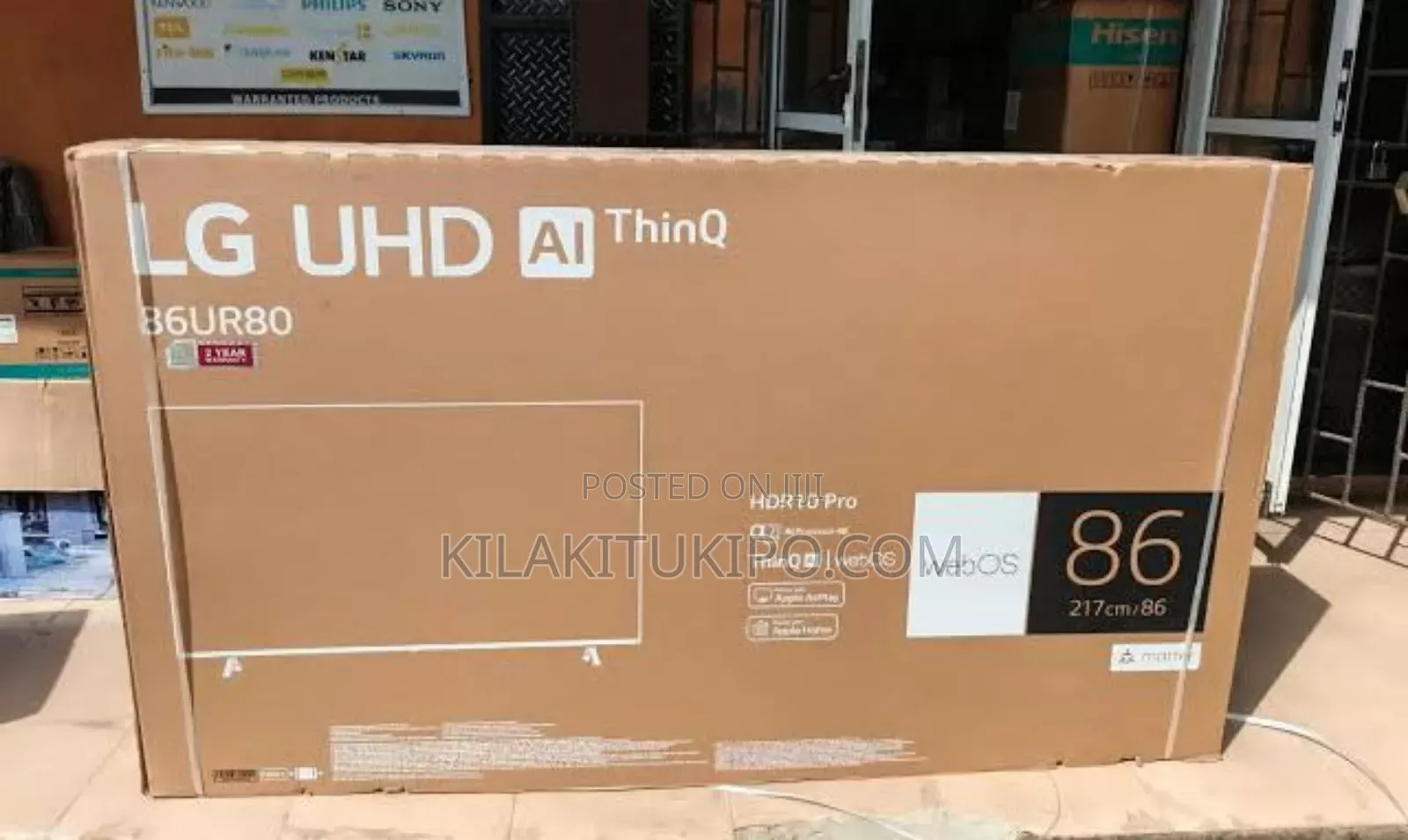 *Lg 86” Ur80 Uhd Ai Thinq Hdr10 Pro