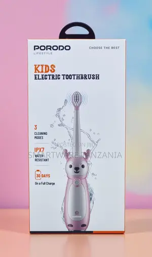 Porodo Kids Electric Toothbrush Ipx7 3 Modes 30 Days Battery Life