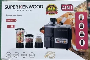 Super Kenwood Juicer Blender 4 in 1 400watts