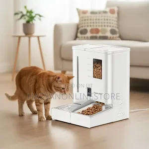 Porodo Petmate Automatic Pet Feeder With Wi-Fi, Camera App Control