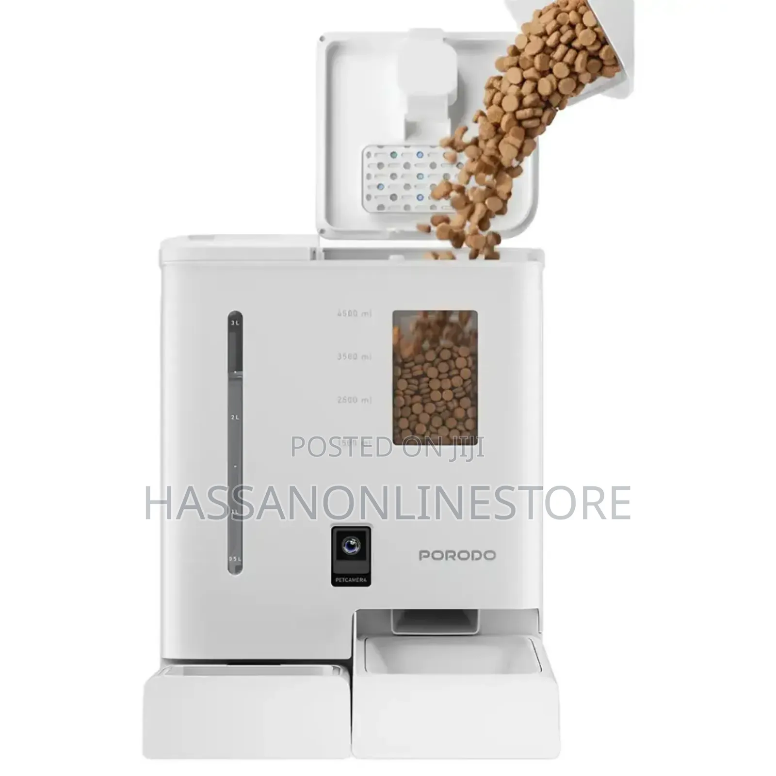 Porodo Petmate Automatic Pet Feeder With Wi-Fi, Camera App Control