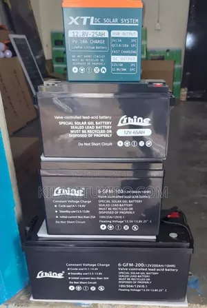 Shine Solar Gel Battery 7ah -200ah