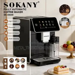 Sokany Full Automatic Coffee Maker 6in1 20bar 1.5l 1350w