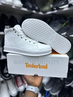 Timberland Brand New White Boots or Shoes Materials Smart