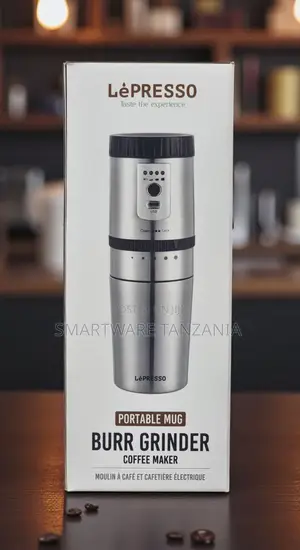 Lepresso Portable Mug Burr Grinder Coffee Maker Usb Charged