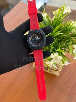 G-Shock Watches Red Colour and Black Case Water Resistant