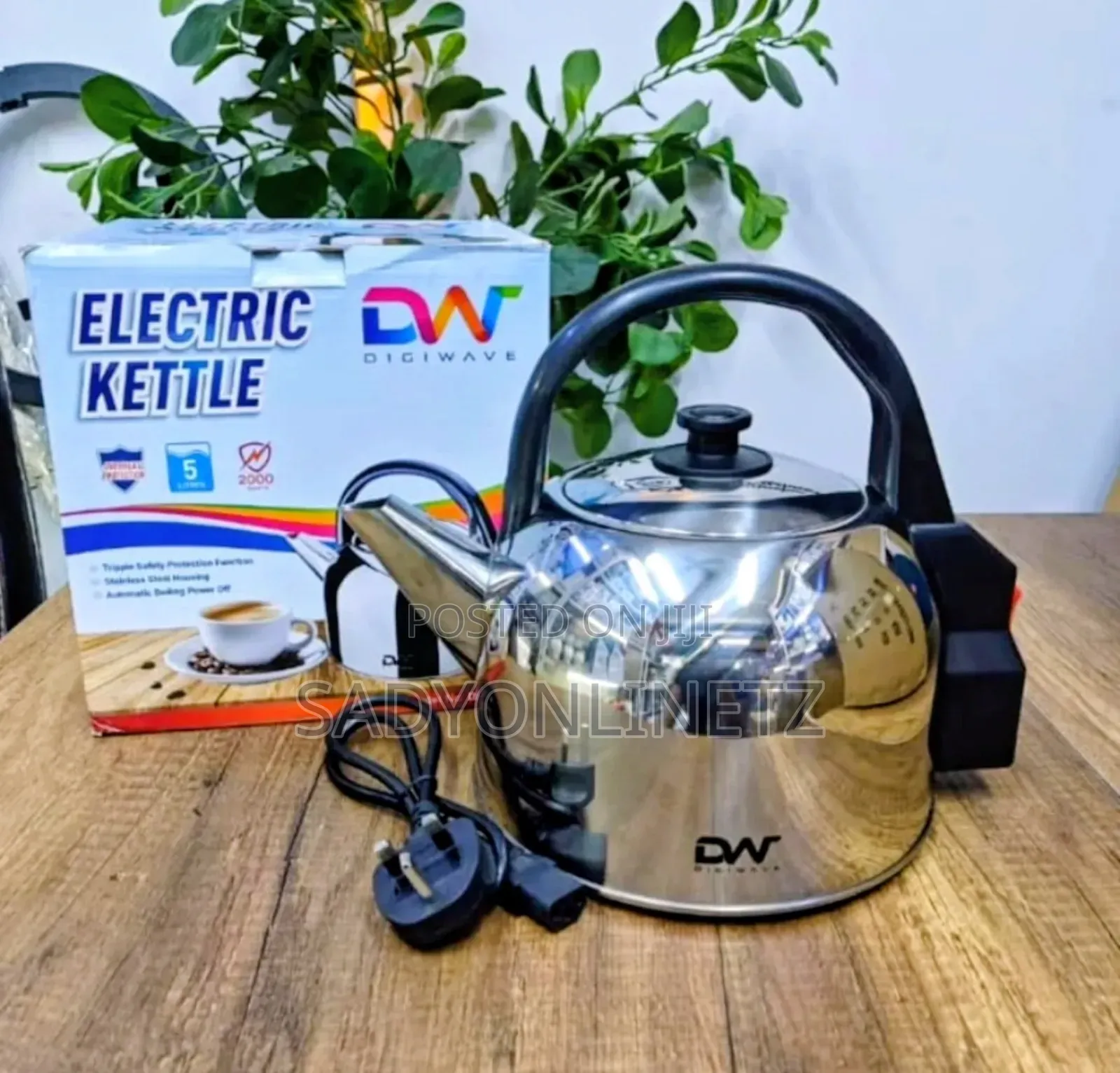Electric Kettle With Handle 5liter