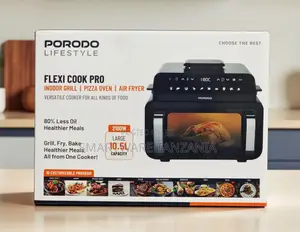Porodo Flexi Cook Pro Air Fryer Grill Pizza Oven 10.5l 2100w