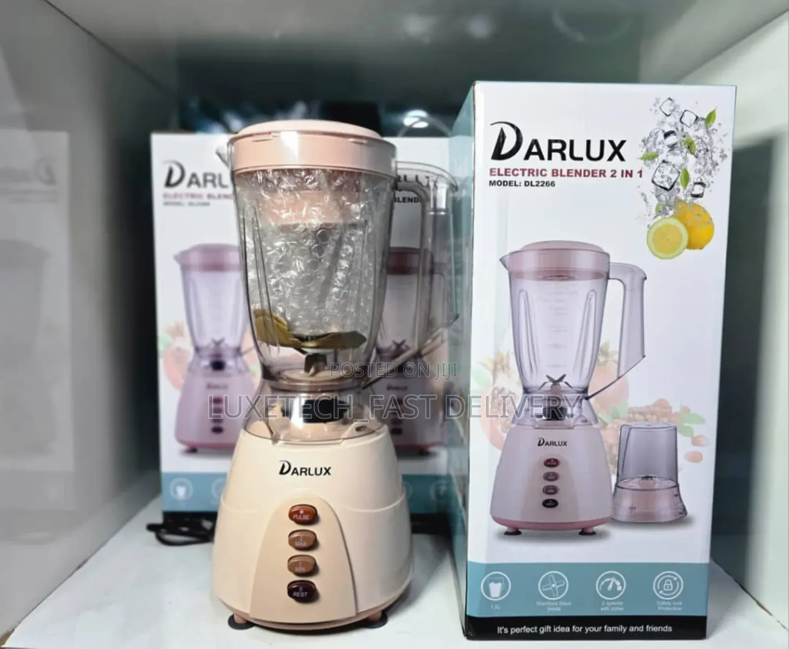 Darlux 1.5 Liters Electric Blender 2-in-1
