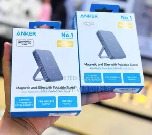 Anker Maggo Power Bank Magnetic and Slim, Foldable Stand