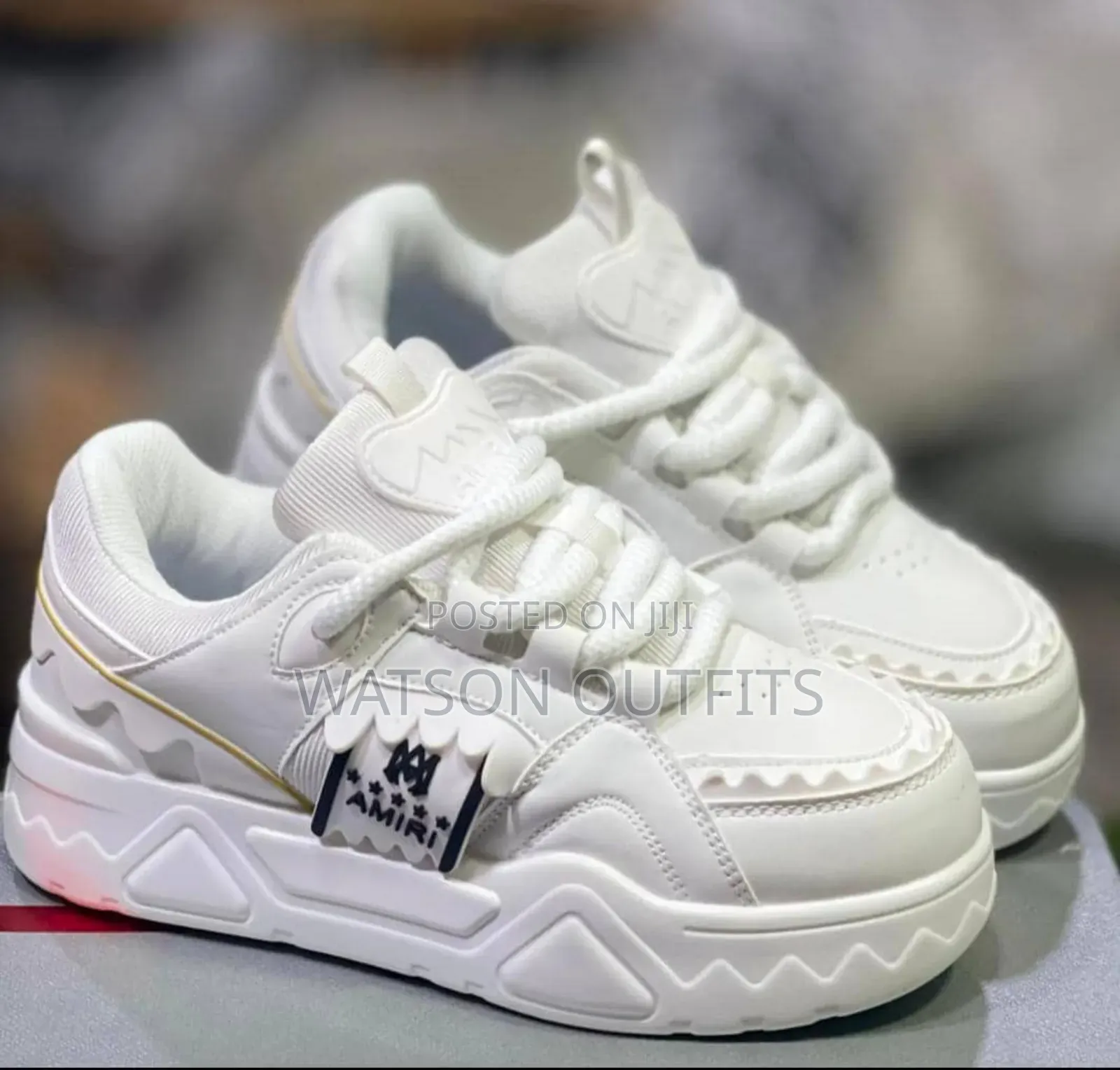 Amiri Brand New Leather Materials Women's Original Shoes