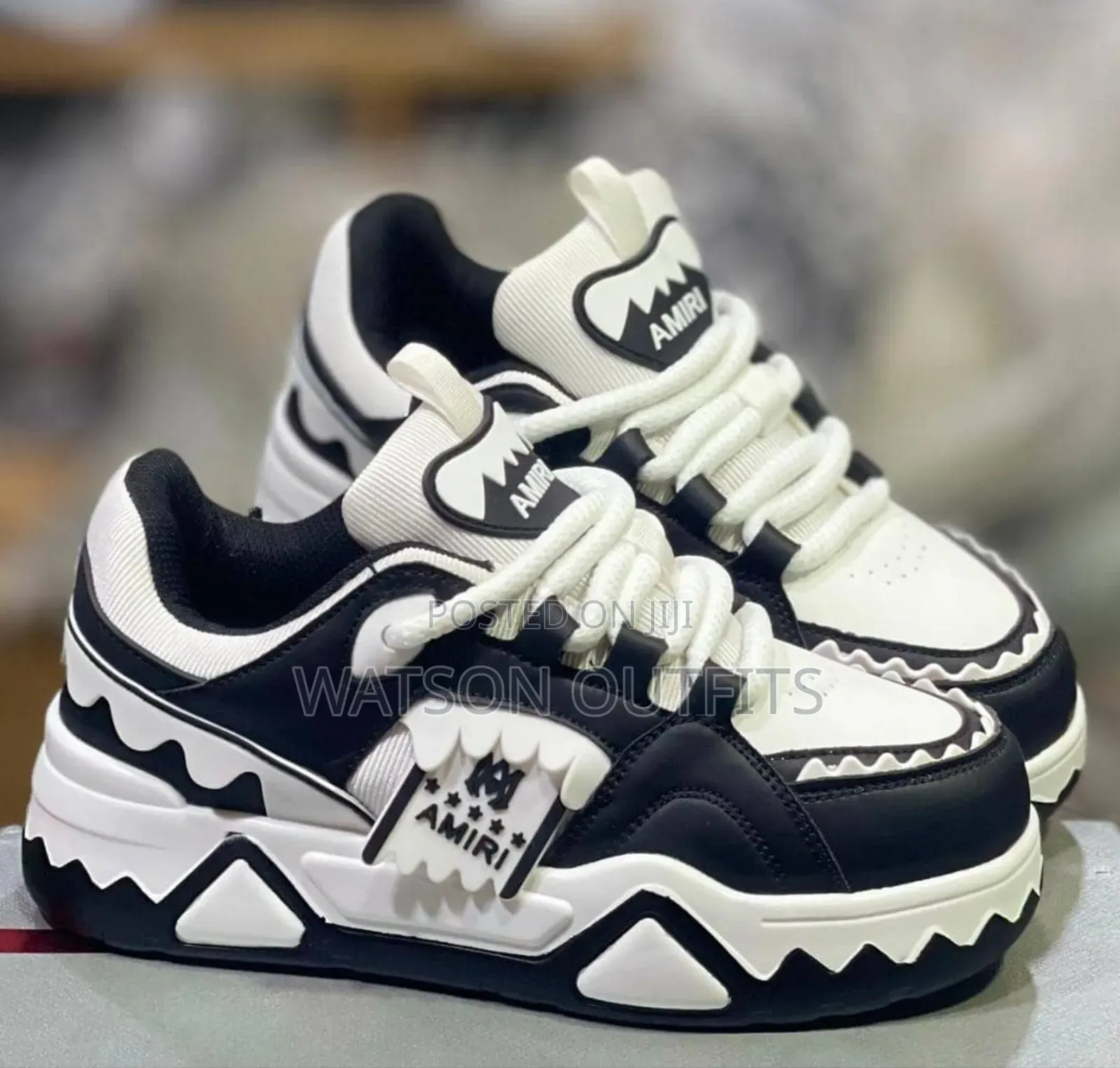 Amiri Brand New Leather Materials Women's Original Shoes