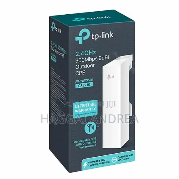 Tp-Link Cpe210 2.4ghz 300mbps 9dbi Outdoor Cpe
