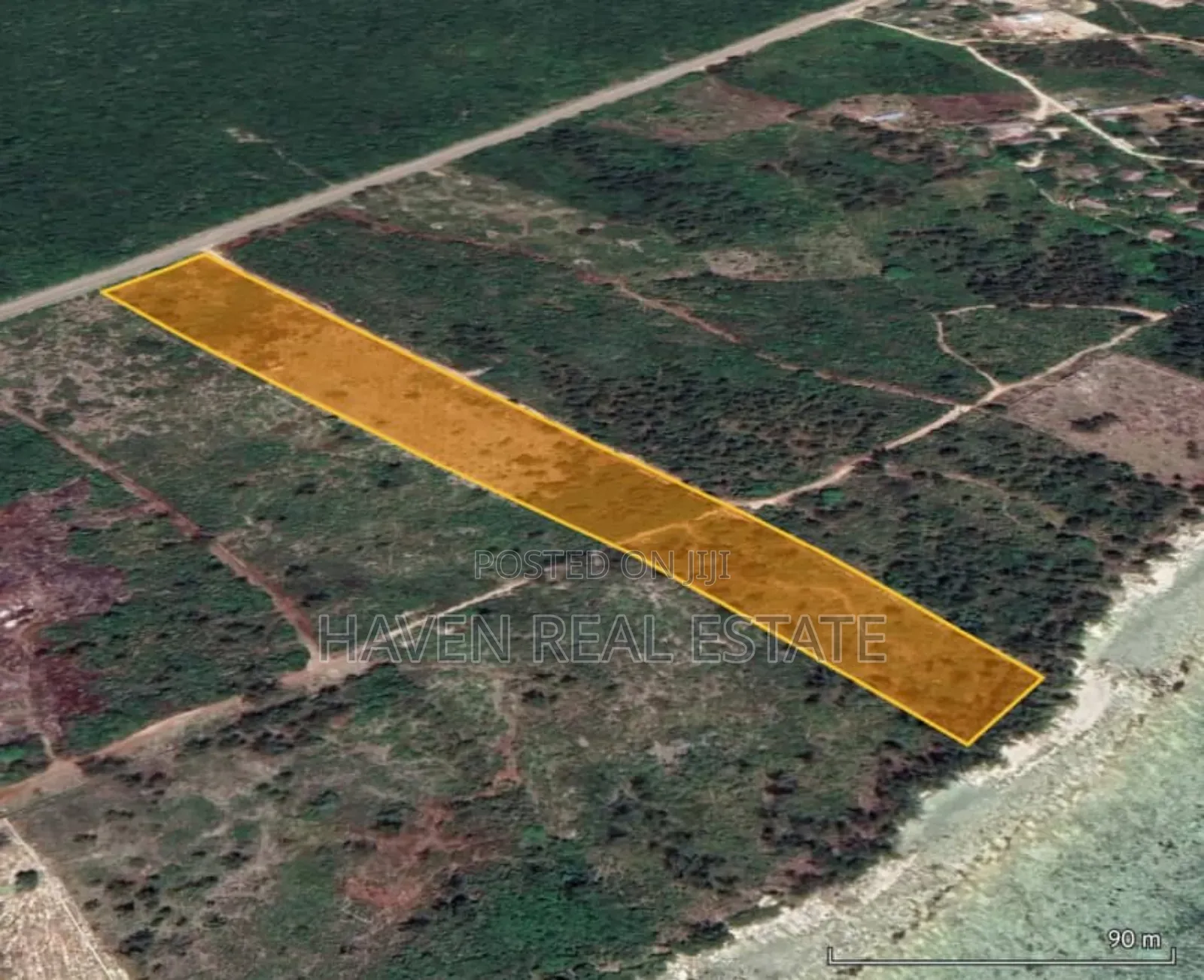 Beach Plot for Sale at Zanzibar