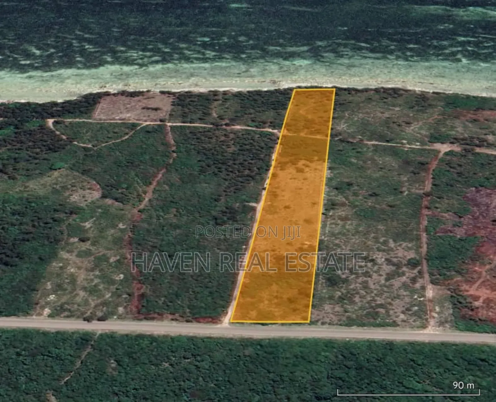 Beach Plot for Sale at Zanzibar