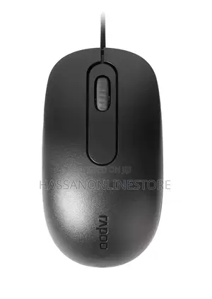 Rapoo N200 Wired Optical Mouse – Black