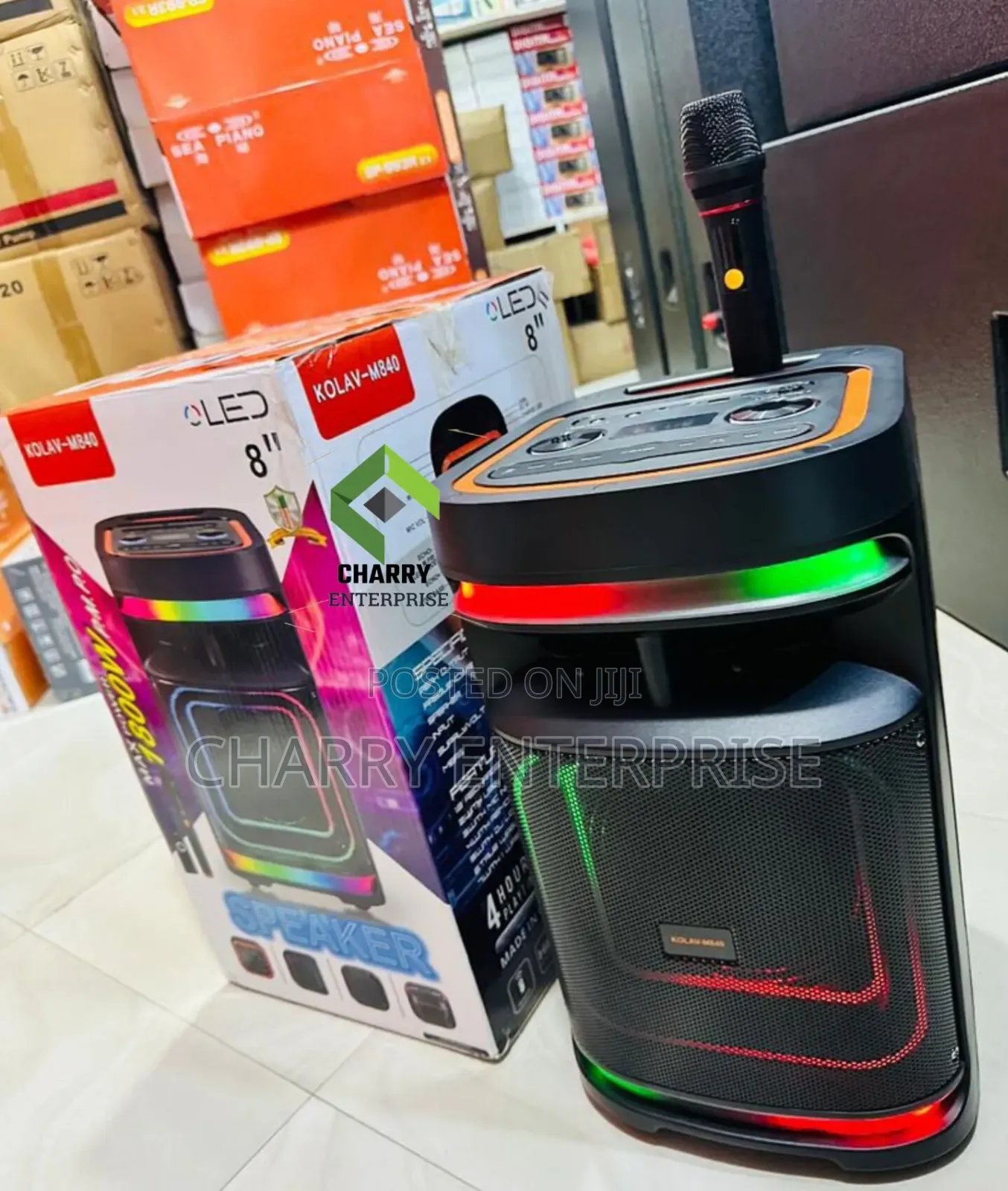 Heavy Sound Kolav Rechargeble Speaker 8 Inch
With Mic