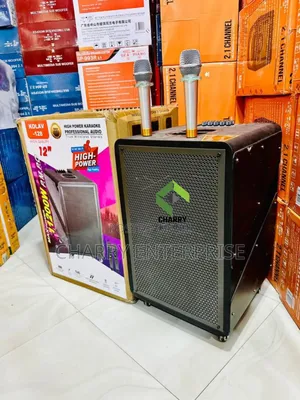 Kolav 11200w Pmpo Professional Rechargeble Speaker 2 Mic 12inch