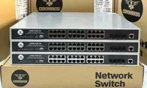 C3000-24gp-4x Commando Soldier 24 Gigabit Poe+ Manageable Switch