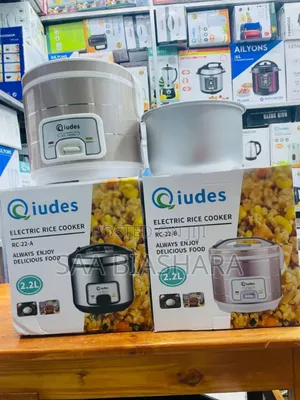 Qiudes Electric Rice Cooker 2.2l White