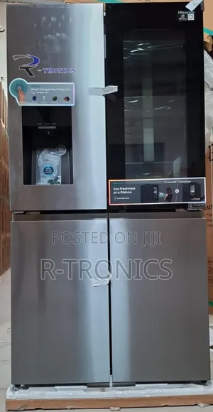 Hisense French Door Smart Refrigerator With Water Ice Dispenser,