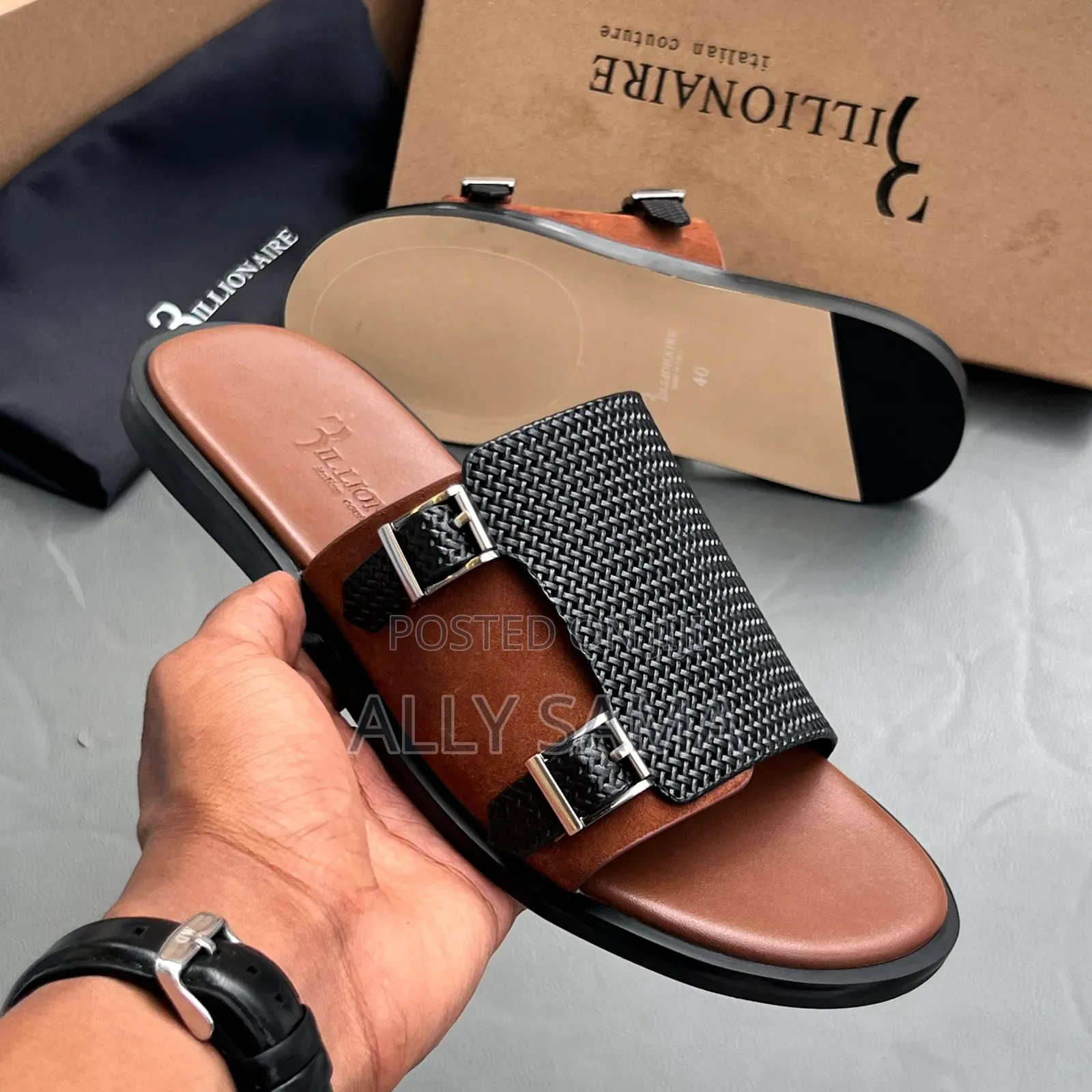 Men's Sandals Billionaire Pure Leather
