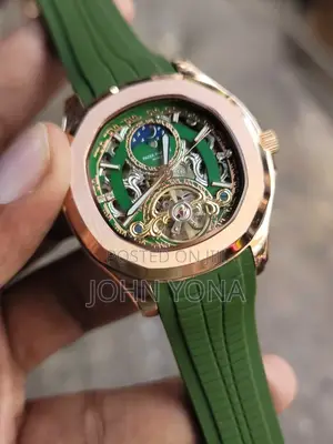 Patek Philippe Timepiece Green Straps