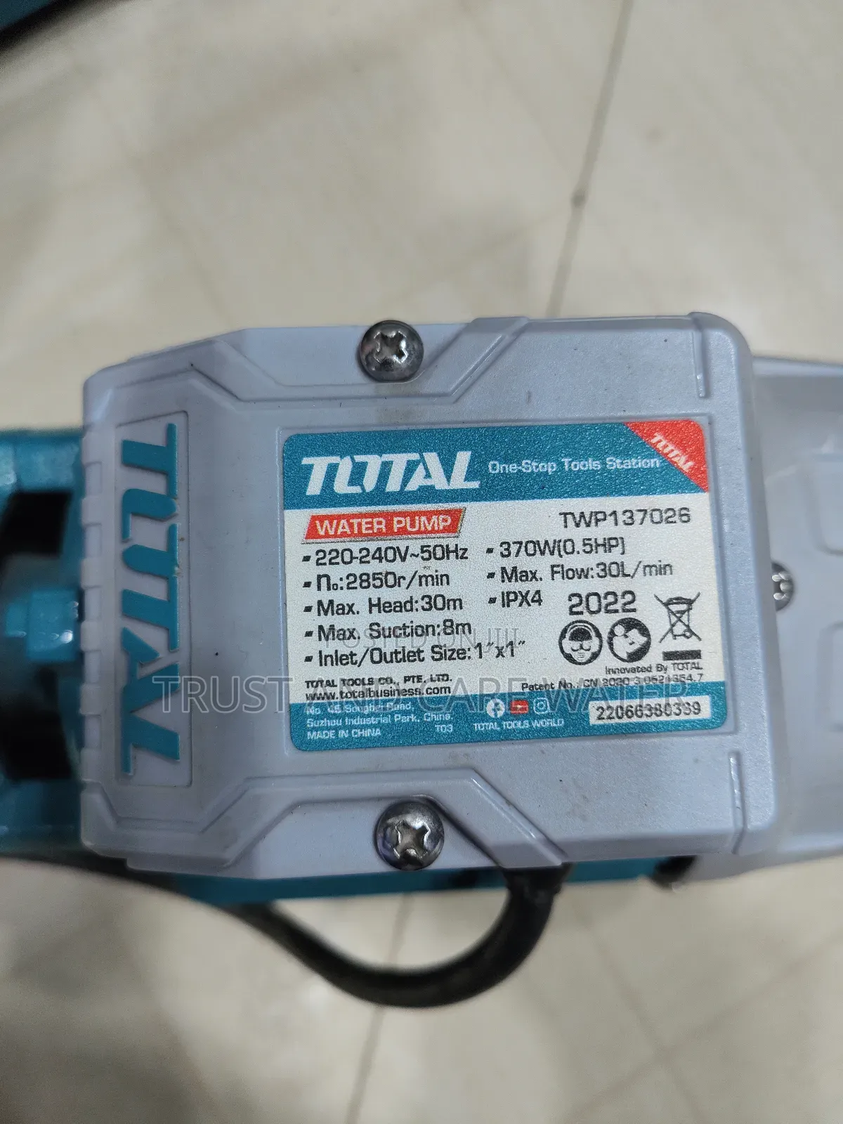Total Surface Pump 0.5hp