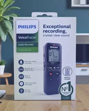 Philips Voicetracer Audio Recorder 8gb PCM Voice Activated Usb