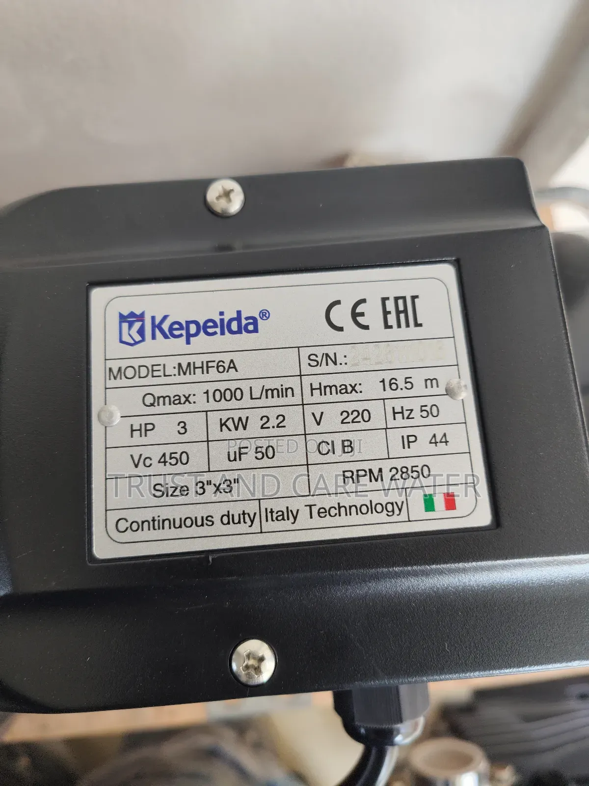 Kepeida Surface Pump 3hp (3inch)