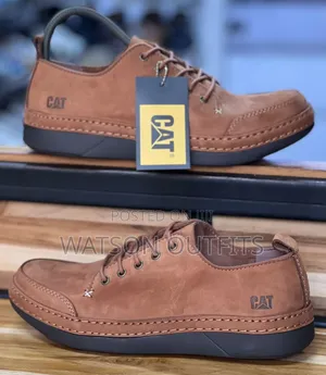 Caterpillar Brand New Men's Leather Shoes Materials Original