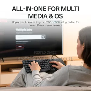 Rapoo E900t Portable Mini Wireless Keyboard With Touchpad - Black