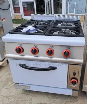 Commercial Gas Cooker 4 Burner With Gas Oven