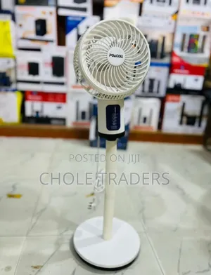 Small Poacoll Stand Fan With Touch Screen